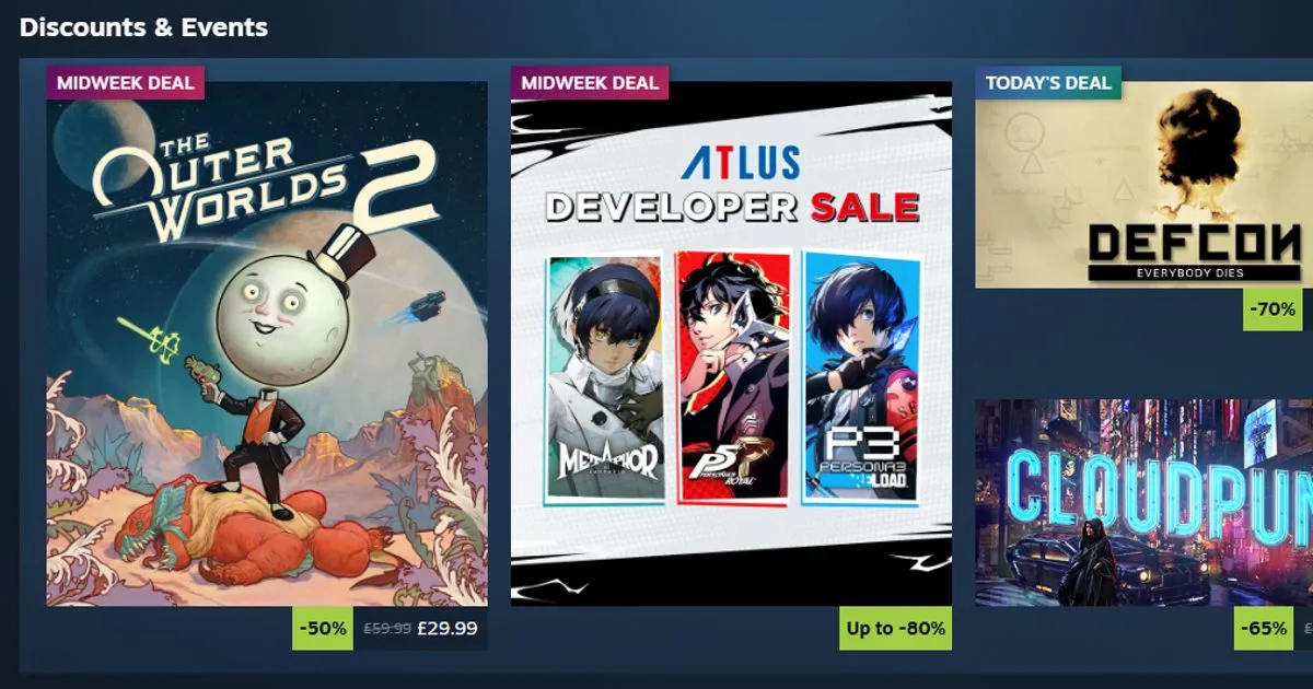 Steam Discounts & Events Goes Dynamic and Personalized, Showing 10x More Games