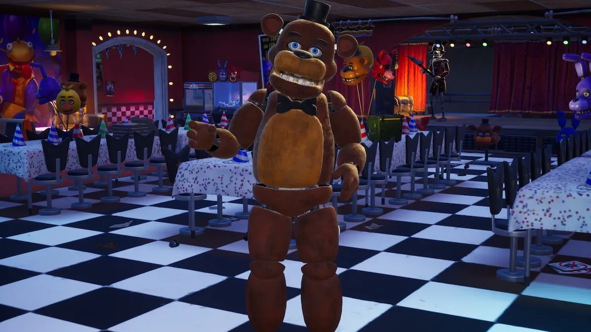 All Five Nights at Freddy's Character Locations in Fortnite Fortnitemares