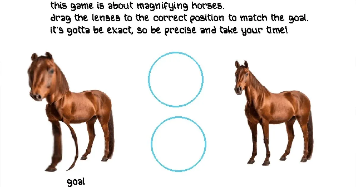 Horse Magnifier Review: Hilariously Charming Indie Puzzle (itch.io)