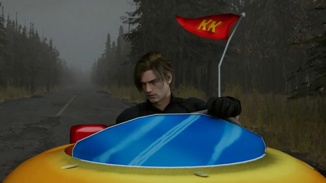 Leon's Pickle: Krabby Patty Car Mod Turns Resident Evil Requiem Absurd